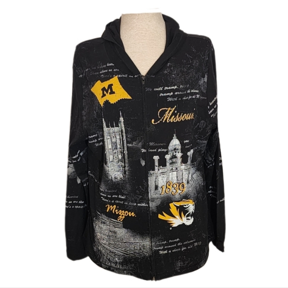 P. Michael 100% Cotton  Missouri Tigers Hoodie Size XL
